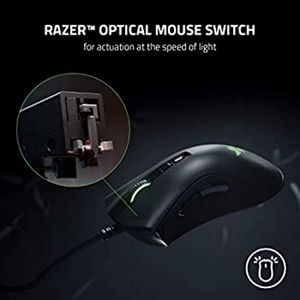 Razer DeathAdder V2 Gaming Mouse: 20K DPI Optical Sensor 